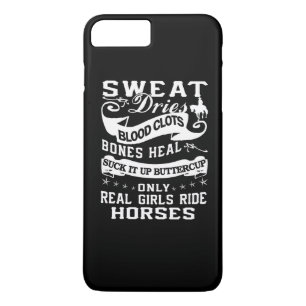 Echte meisjes rijden op paarden Case-Mate iPhone case