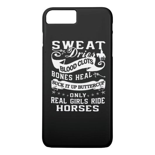 Echte meisjes rijden op paarden Case-Mate iPhone case (Achterkant)