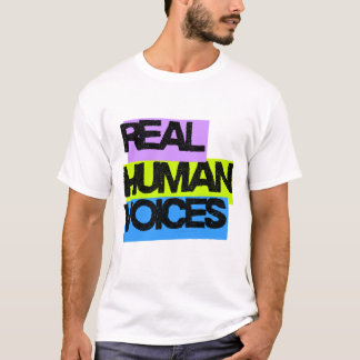 Echte menselijke stemmen - geen AI toegestaan T-shirt