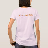 echte milieuactivisten zijn vegans t-shirt (Achterkant)