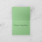 Echte miniatuurpaard in bergen verjaardag andere kaart (Binnen)