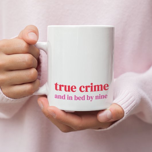 Echte misdaad en in bed door negen koffiemok