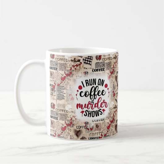 Echte Misdaad Koffiemok (Links)
