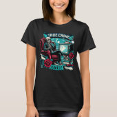 Echte misdaadverslaafde t-shirt (Voorkant)
