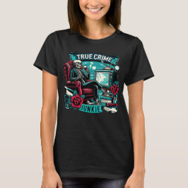 Echte misdaadverslaafde t-shirt
