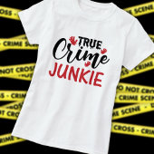 Echte Misdaadverslaafde T-shirt