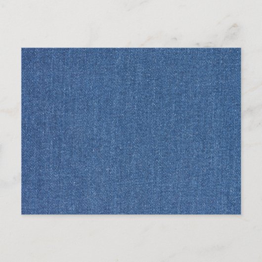 Echte mode jean denim briefkaart (Voorkant)