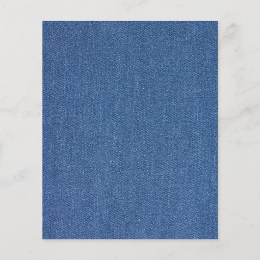 Echte mode jean denim flyer (Achterkant)