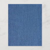 Echte mode jean denim flyer (Voorkant)