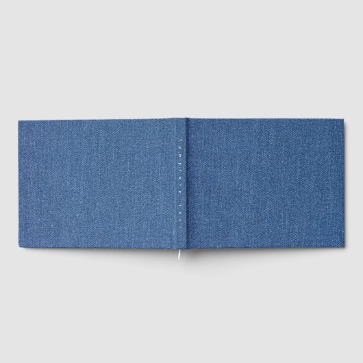 Echte mode jean denim gastenboek (Volledig)