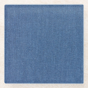 Echte mode jean denim glazen onderzetter