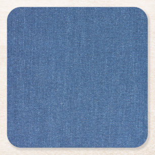 Echte mode jean denim kartonnen onderzetters