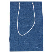 Echte mode jean denim medium cadeauzakje (Voorkant)