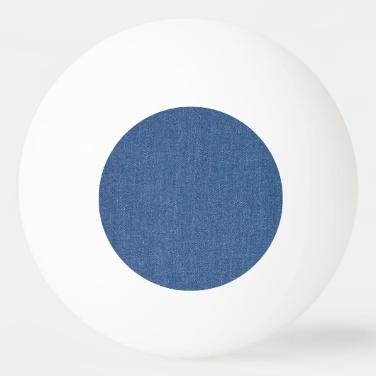 Echte mode jean denim pingpongbal (Voorkant)