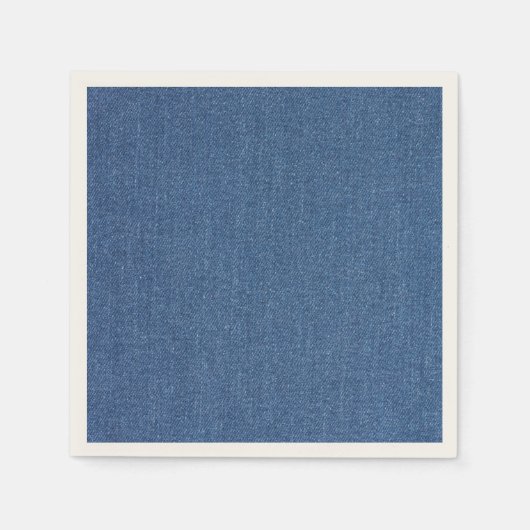 Echte mode jean denim servet (Voorkant)