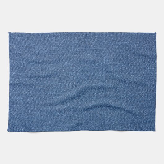 Echte mode jean denim theedoek (Horizontaal)