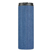 Echte mode jean denim thermosbeker (Achterkant)