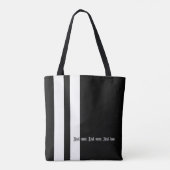 Echte Moederschap Echte Liefde Minimalistische Kun Tote Bag (Achterkant)