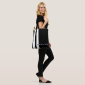 Echte Moederschap Echte Liefde Minimalistische Kun Tote Bag (Op model)