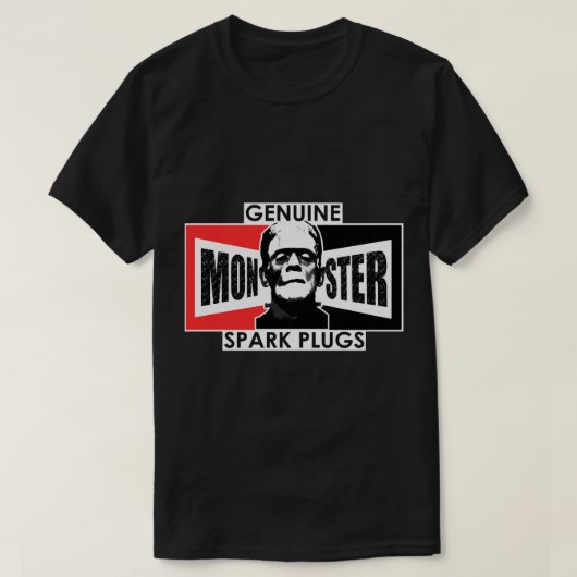 Echte Monster Vonk Plugs , Masker T-shirt (Design voorkant)