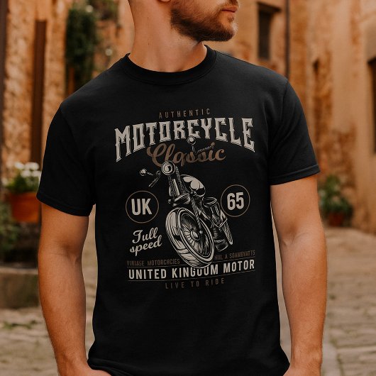 Echte Motorfiets Klassieker T-shirt