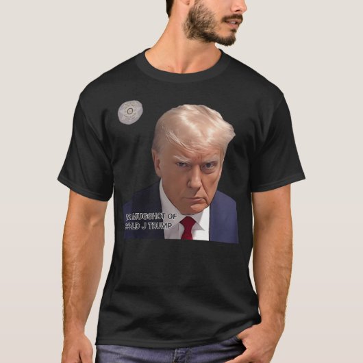 Echte mugshot van Donald J Trump Poster T-shirt (Voorkant)