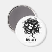 Echte natuurlijke schoonheid magneet (Voorkant / Achterkant)