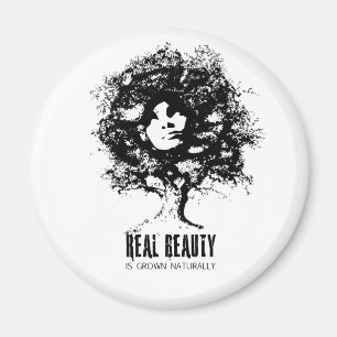 Echte natuurlijke schoonheid magneet