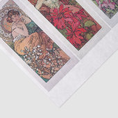 Echte (niet AI)  Art Nouveau Art van Mucha Tissuepapier (Detail)