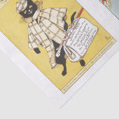 Echte (niet AI)  Black Cat Magazine Hoesjes Tissuepapier (Detail)