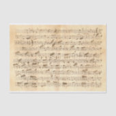 Echte (niet AI) Bladmuziek Nr. 1 Tissuepapier (Voorkant)