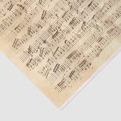  Echte (niet AI) Bladmuziek Nr. 1 Tissuepapier (Detail)