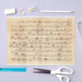  Echte (niet AI) Bladmuziek Nr. 1 Tissuepapier (Craft)