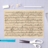Echte (niet AI) Bladmuziek Nr. 2 Tissuepapier (Craft)