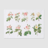 Echte (niet AI)  botanische bloemen Tissuepapier (Voorkant)