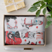 Echte (niet AI)  Cat Valentijns Tissuepapier (Geschenk)