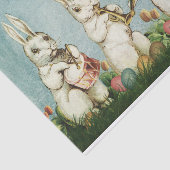 Echte (niet AI)  Easter Bunny Band Tissuepapier (Detail)