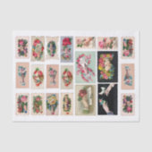 Echte (niet AI) Hand Whimsy Ephemera Tissuepapier (Voorkant)