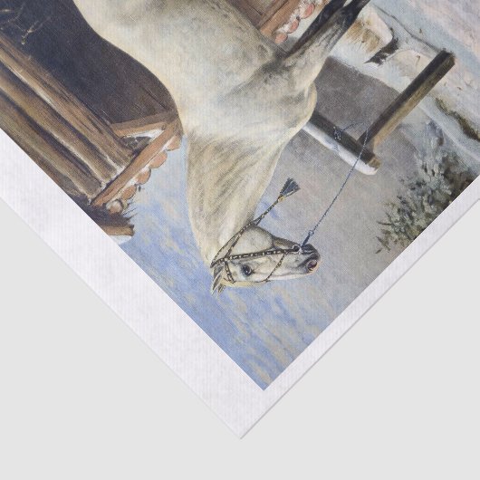 Echte (niet AI)  paardenschilderijen Tissuepapier (Detail)