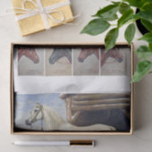 Echte (niet AI)  paardenschilderijen Tissuepapier (Geschenk)