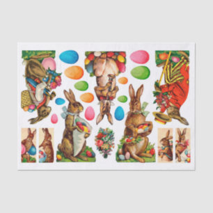 Echte (niet AI)  paashaas konijnen Tissuepapier