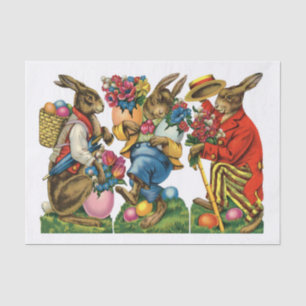 Echte (niet AI)  paashaas of konijnen Tissuepapier