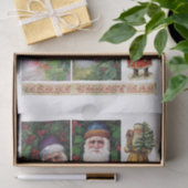Echte (niet AI)  Santa Briefkaarten en Scrap Tissuepapier (Geschenk)