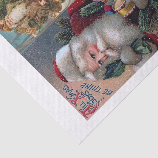 Echte (niet AI)  Sinterklaas Briefkaarten Tissuepapier (Detail)