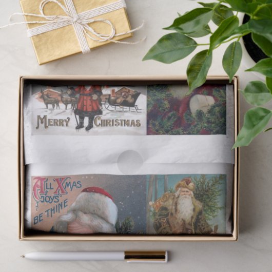 Echte (niet AI)  Sinterklaas Briefkaarten Tissuepapier (Geschenk)