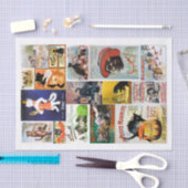 Echte (niet AI) Victoriaans advertenties met Cats Tissuepapier (Craft)