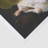 Echte (niet AI)  Victoriaans Angel Tissuepapier (Detail)