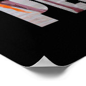 Echte niet Perfecte Citaat Flamingo Tropical Birds Poster (Hoek)