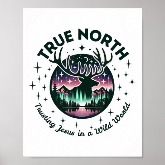 Echte-noord Vbs 2025 Christelijk Jezus vertrouwen Poster (Voorkant)