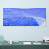 Echte oceaan blauwe Banner (Beurs)